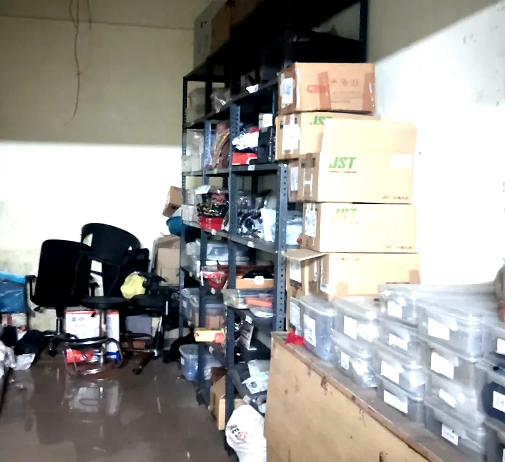 Actual stock room in Ghaziabad
